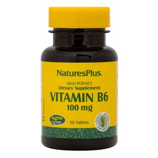 Витамин В6 Natures Plus (Vitamin B6) 100 мг 90 таблеток купить в Киеве и Украине