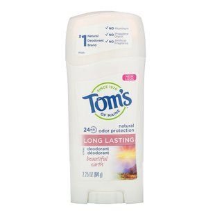 Натуральный стойкий дезодорант для женщин, Beautiful Earth, Tom's of Maine, 2,25 унции (64 г) купить в Киеве и Украине