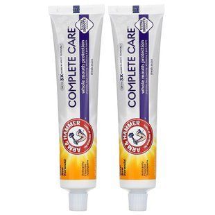 Arm & Hammer, Complete Care, зубна паста з фторидом для запобігання карієсу, свіжа м&rsquo;ята, 2 упаковки по 170 г (6 унцій)