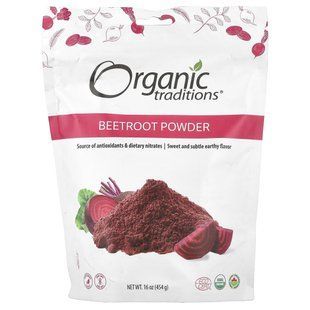 Organic Traditions, Beetroot Powder , 16 oz (454 g) купить в Киеве и Украине