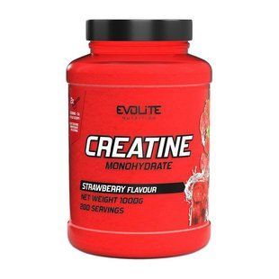 Strawberry Creatine Monohydrate Evolite Nutrition 1 kg