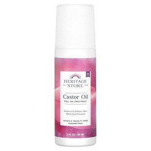 Касторовое масло с шариковым аппликатором Heritage Store (Castor Oil) 90 мл купить в Киеве и Украине