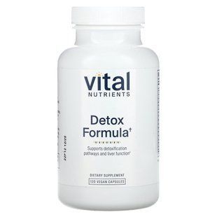Vital Nutrients, Detox Formula, 120 Vegan Capsules купить в Киеве и Украине