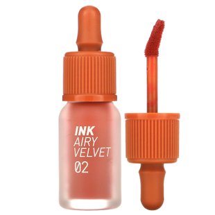 Peripera, Тинт для губ Ink Airy Velvet, 02 Selfie Orange Brown, 0,14 унции (4 г) купить в Киеве и Украине