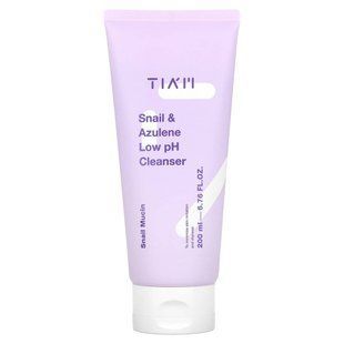 Tiam, Snail & Azulene Low pH Cleanser, 6.76 fl oz (200 ml) купить в Киеве и Украине
