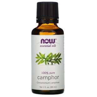 Эфирное масло камфоры Now Foods (Essential Oils Camphor Oil Camphorous Aromatherapy Scent) 30 мл купить в Киеве и Украине