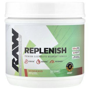 Raw Nutrition, Endurance, Replenish, Watermelon Mojito, 27.51 oz (780 g)