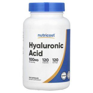 Nutricost, Hyaluronic Acid , 100 mg , 120 Capsules купить в Киеве и Украине