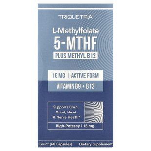 L-Methylfolate 5-MTHF and Methyl B12 Triquetra Health (L-Methylfolate 5-MTHF & Methyl B12) 60 capsules