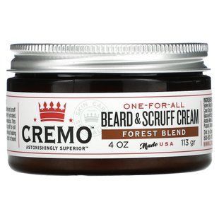 Cremo, універсальний крем для догляду за бородою та щетиною, лісова суміш, 113 г (4 унції)