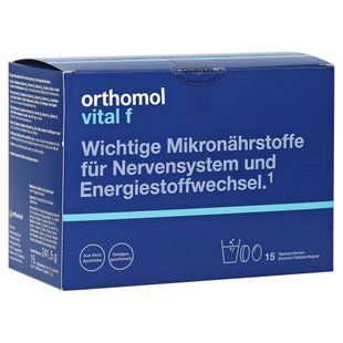 Orthomol Vital F, Ортомол Витал Ф, 15 дней (порошок/капсулы/таблетки) купить в Киеве и Украине