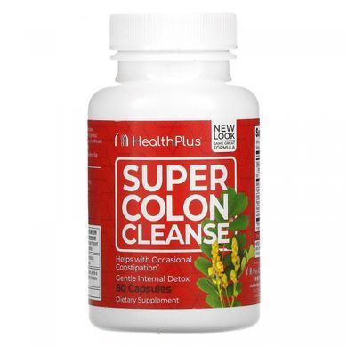 Средство для кишечника, Colon Cleanse, Health Plus, 500 мг, 60 капсул купить в Киеве и Украине