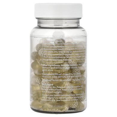 Ritual, Essential for Women, Multivitamin 18+, Mint, 60 Vegan Capsules