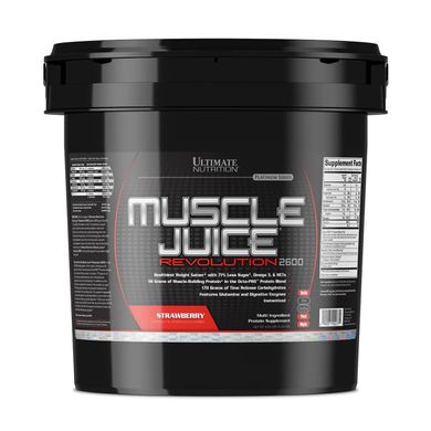 Muscle Juice Revolution 2600 - 5040g Strawberry Ultimate Nutrition купить в Киеве и Украине