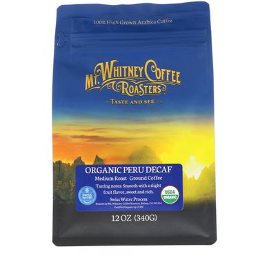 Мелену каву з Перу Mt. Whitney Coffee Roasters 340 г