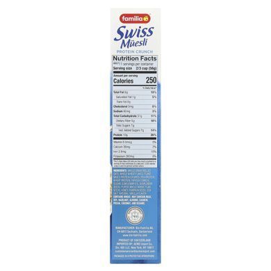 Familia, Swiss Muesli Protein Crunch, With Rolled Wholegrains, Superseeds & Honey, 21 oz (595 g) купить в Киеве и Украине