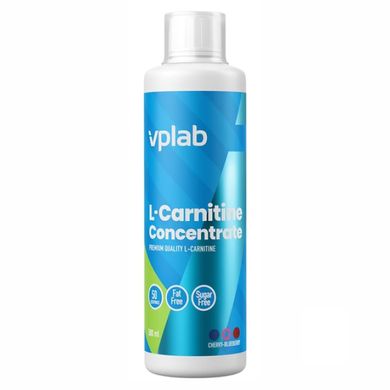 Концентрат L-карнітину з смаком вишні-чорниці VPLab (L-Carnitine Concentrate) 500 мл