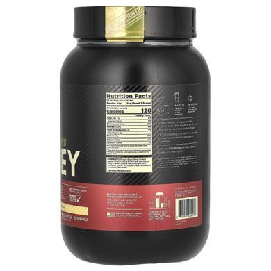 Сироватковий протеїн ізолят Optimum Nutrition (100% Whey Gold Standard) 909 г зі смаком французької ванілі