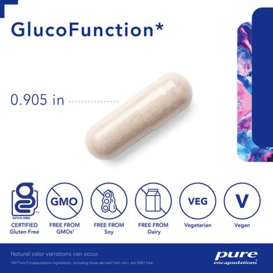 Препарат для поддержки глюкозы Pure Encapsulations (GlucoFunction) 90 капсул купить в Киеве и Украине