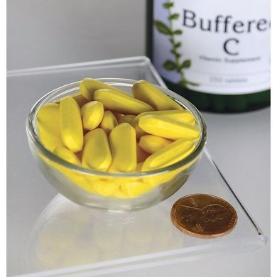 Забуферений вітамін с, Buffered Vitamin C, Swanson, 500 мг 250 таблеток