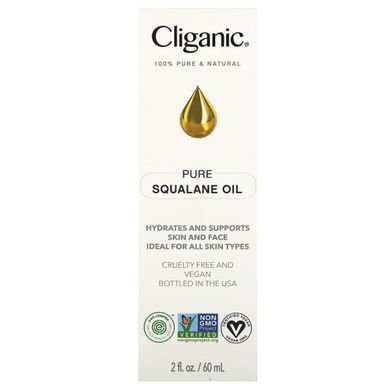 Cliganic, Pure Squalane Oil, 2 fl oz (60 ml) купить в Киеве и Украине