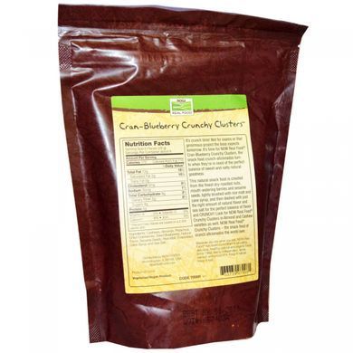 Горіхові кластери хрусткі Now Foods (Crunchy Clusters Real Food) 227 г