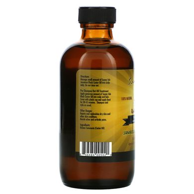 Sunny Isle, 100% натуральное ямайское черное касторовое масло, 120 мл (4 жидкости. Унции) купить в Киеве и Украине
