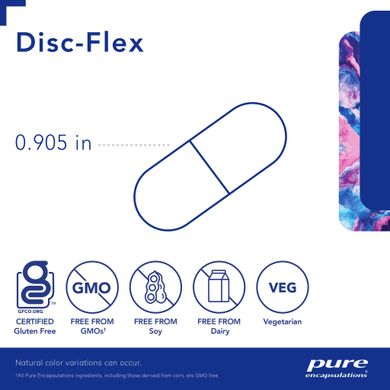 Вітаміни для міжхребцевого хряща Pure Encapsulations (Disc-Flex) 60 капсул