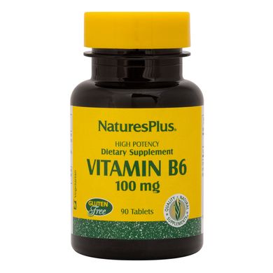 Вітамін В6 Natures Plus (Vitamin B6) 100 мг 90 таблеток