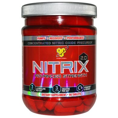 Анаболическая формула, Nitrix 2.0, BSN, 90 таблеток купить в Киеве и Украине