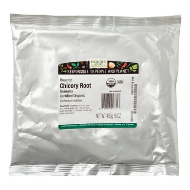 Корінь цикорію гранульований смажений органік Frontier Natural Products (Chicory Root) 453 г