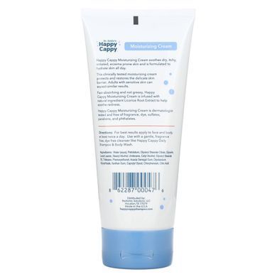 Happy Cappy, Moisturizing Cream, Fragrance Free, 6 fl oz (177 ml) купить в Киеве и Украине