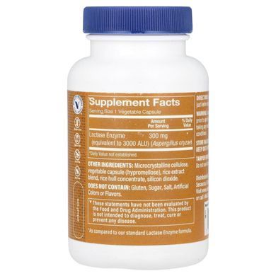The Vitamin Shoppe, Lactase Enzyme, Extra Strength, 3,000 ALU, 90 Vegetable Capsules купить в Киеве и Украине