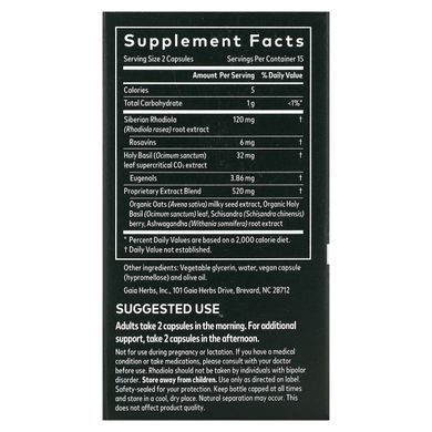 Stress Formula Gaia Herbs 30 Capsules