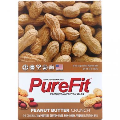 Crispy Bars with Peanut Butter, 15 pieces, 2 ounces (57 g) each