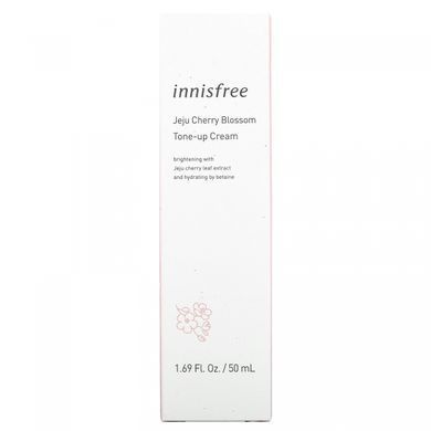 Innisfree, Тонізуючий крем з квітками вишні Чеджу, 1,69 рідких унцій (50 мл)