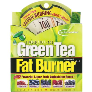 Добавка для нормалізації ваги appliednutrition (Green Tea Fat Burner) 30 капсул