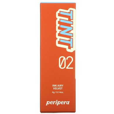 Peripera, Тинт для губ Ink Airy Velvet, 02 Selfie Orange Brown, 0,14 унції (4 г)