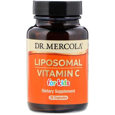 Липосомальный витамин С для детей, Dr. Mercola, 30 капсул купить в Киеве и Украине