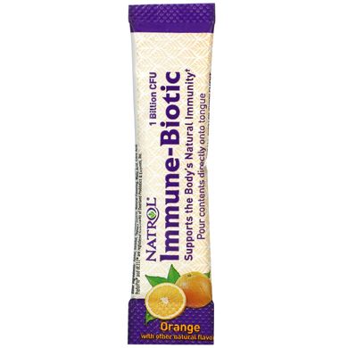 Імунно-біотик смак апельсина Natrol (Immune Immune-Biotic Orange) 1 мільярд КУО 30 пакетів