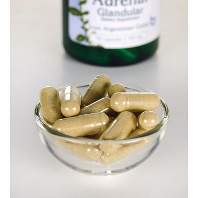 Сырой надпочечник, Raw Adrenal Glandular, Swanson, 350 мг, 60 капсул купить в Киеве и Украине