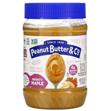 Сильний клен, суміш арахісового масла з смачним кленовим сиропом, Peanut Butter ,Co, 16 унцій (454 г)