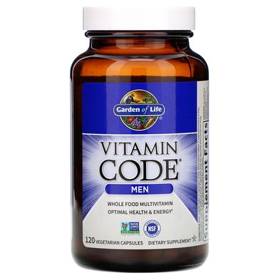 Вітаміни для чоловіків Garden of Life (Vitamin Code) 120 капсул
