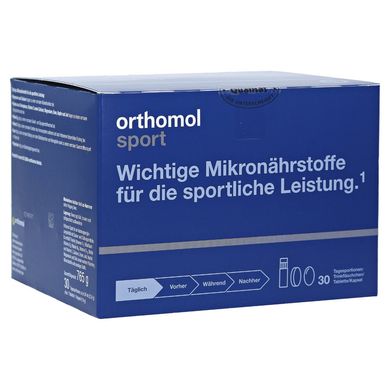 Orthomol Sport, Ортомол Спорт 30 днів (питні пляшечки / таблетки / капсули)