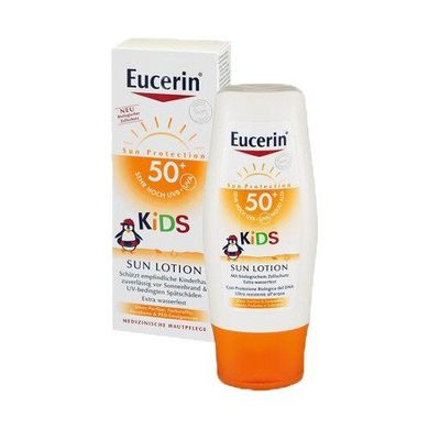 Лосьон солнцезащитный для чувствительной кожи для детей SPF 50+ Eucerin (Sun Lotion For Sensitive Skin For Children) 150 мл купить в Киеве и Украине