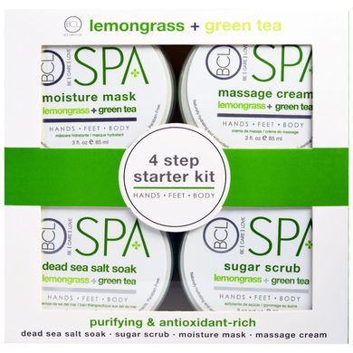 Набір для тіла лемонграсс + зелений чай Petal Fresh (BCL Spa) 4 шт