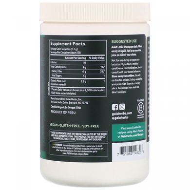 Порошок маки желатинізований Gaia Herbs (Maca Powder) 5000 мг 454 г