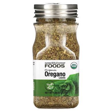 Органічне орегано California Gold Nutrition (Organic Oregano) 22,6 г
