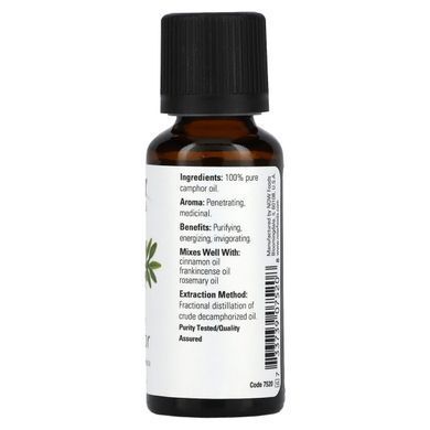 Эфирное масло камфоры Now Foods (Essential Oils Camphor Oil Camphorous Aromatherapy Scent) 30 мл купить в Киеве и Украине