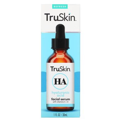 TruSkin, Сироватка для обличчя з гіалуроновою кислотою, 1 рідка унція (30 мл)